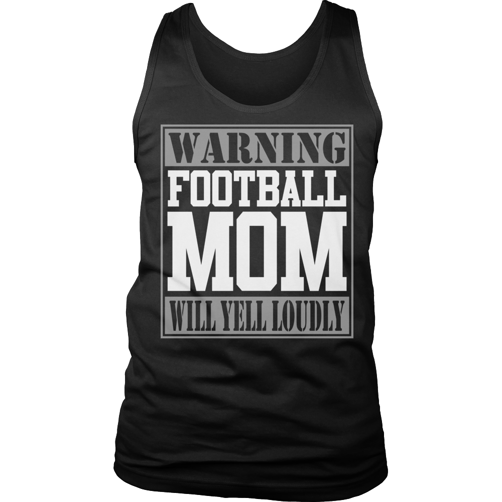  Funny Mother's Day Warning Football Mom Will Yell